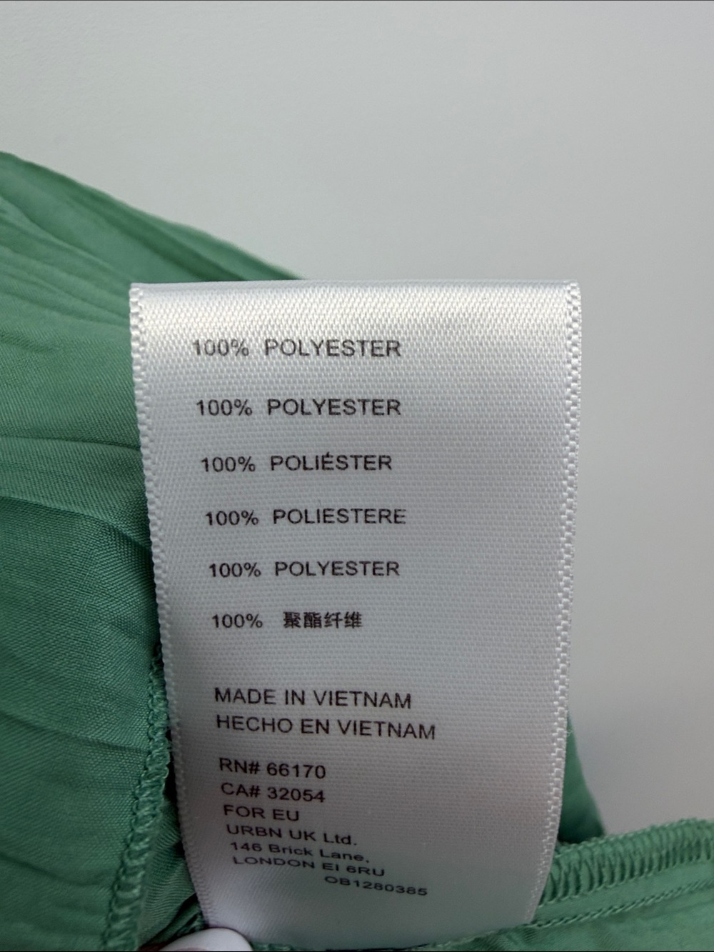 Urban Outfitters Sage Green Pleated Tiered Babydoll Sundress Size S - Picture 5 of 7